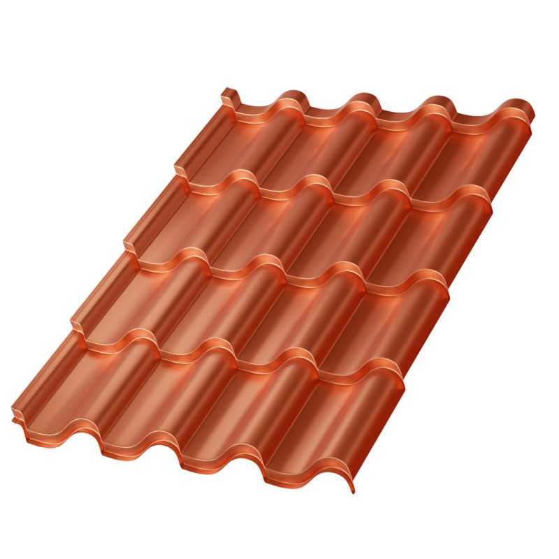 Фото: Металлочерепица МП Монтерроса-ML (AGNETA-03-CopperCopper-0.5) в Видном