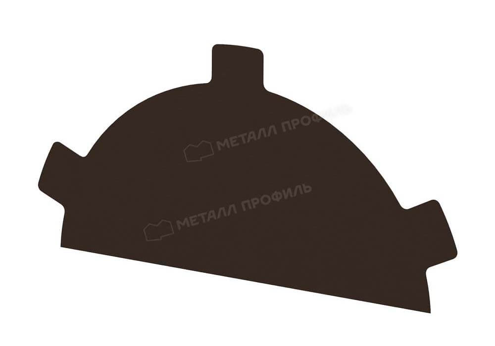 Фото: Заглушка конька круглого простая (PURETAN-20-8017-0.5) в 