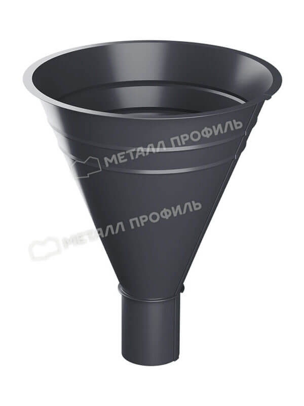 Воронка водосборная D100/300 Foramina Freeze (FRZ_D-01-Серый Сланец\Серый Сланец-0.6)