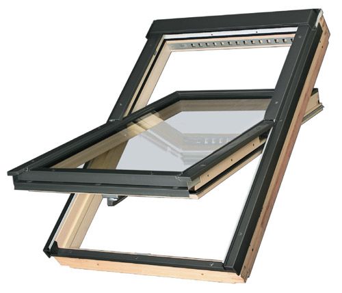 Мансардное окно Fakro FTP-V U4 06 (78x118) с двухкамерным стеклопакетом