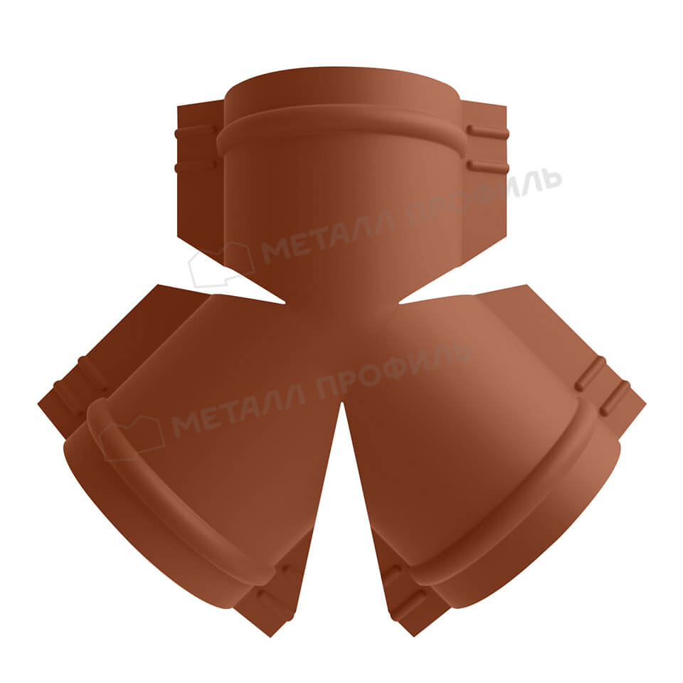 Y-образный тройник для круглого конька R110 (VikingMP E-20-8004-0.5)