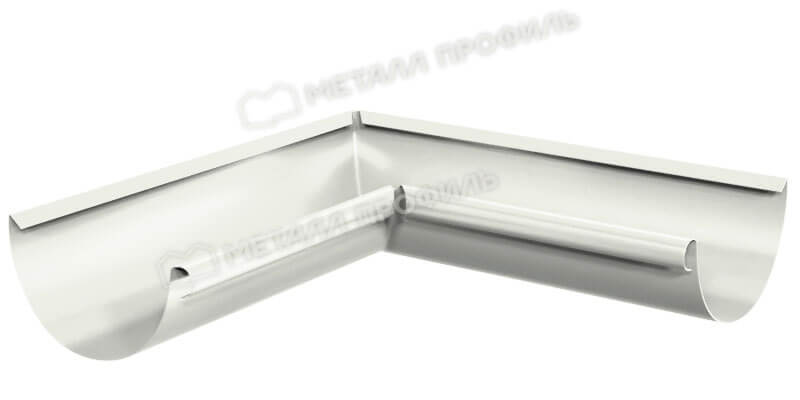 Угол желоба внутренний Foramina PUR D125 (PUR_Д-01-9010\9010-0.6)