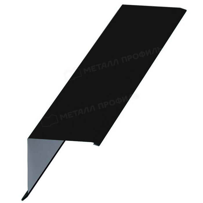 Планка торцевая 135х145х2000 NormanMP (ПЭ-01-9005-0.5)