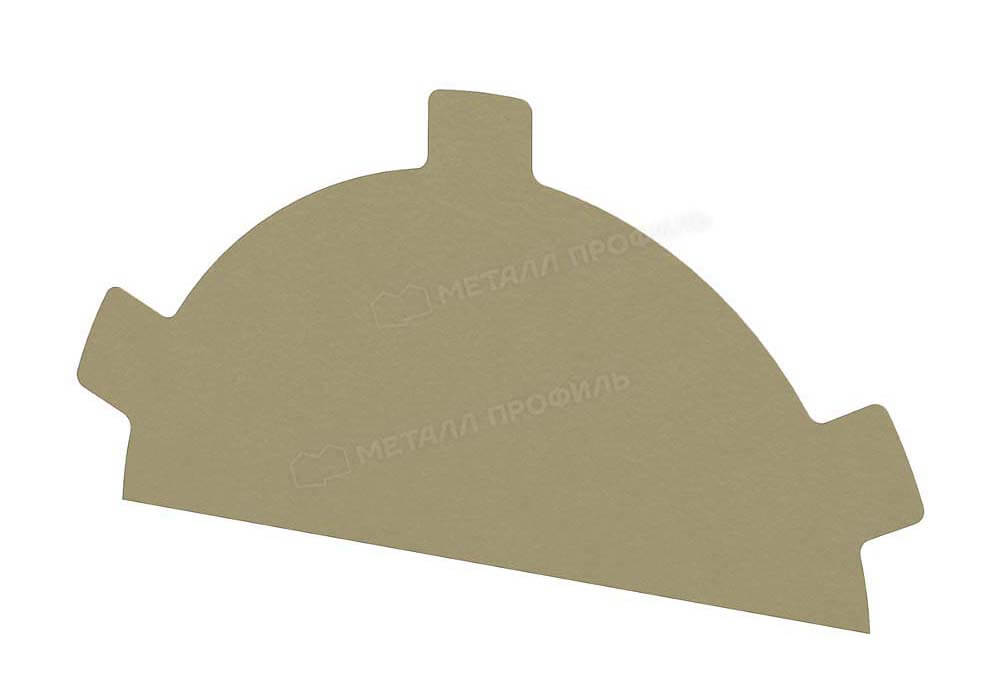 Заглушка конька круглого простая NormanMP (ПЭ-01-1014-0.5)