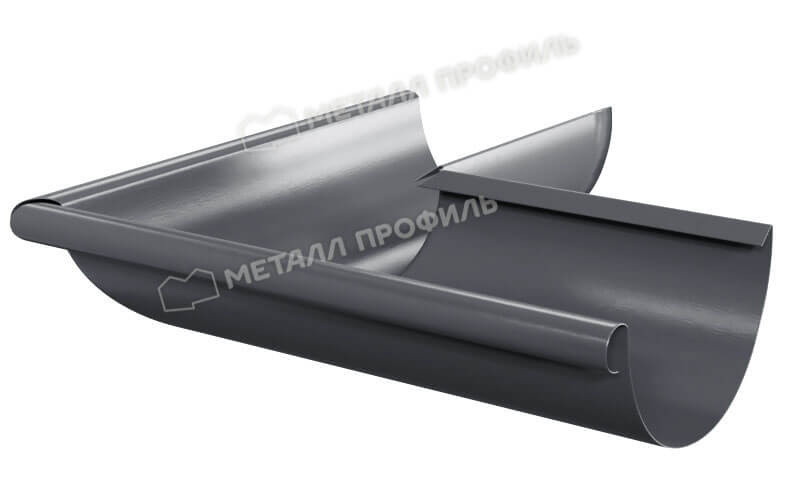 Угол желоба наружный D125 Foramina Freeze (FRZ_D-01-Серый Сланец\Серый Сланец-0.6)